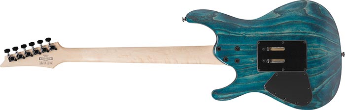 Ibanez S520ah Obf Sabre Premium 2h Trem Rw - Cosmic Blue Flat - Str shape electric guitar - Variation 1