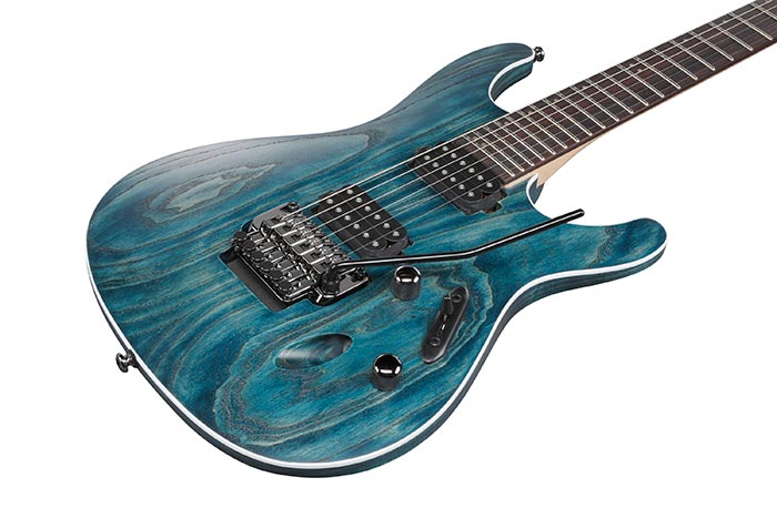 Ibanez S520ah Obf Sabre Premium 2h Trem Rw - Cosmic Blue Flat - Str shape electric guitar - Variation 2