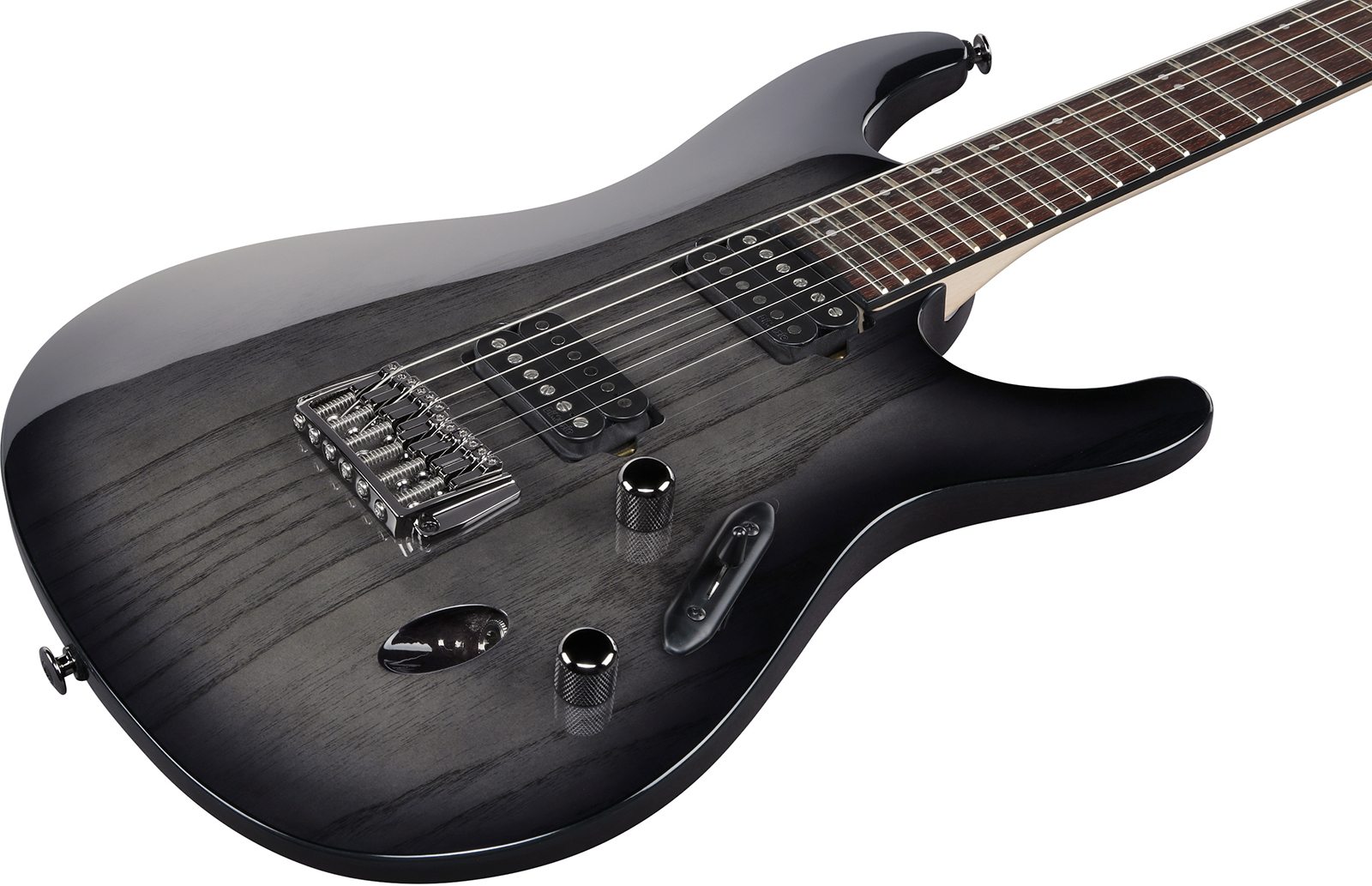 Ibanez S6621ah Tgb Prestige Jap 2h Ht Rw - Transparent Grey Burst - Str shape electric guitar - Variation 2