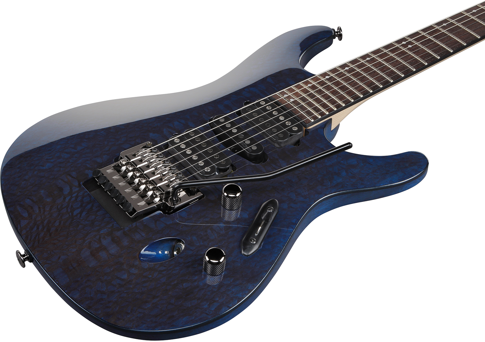 Ibanez S6670sk Dub Prestige Jap Hsh Dimarzio Fr Rw - Dark Ultramarine Blue - Str shape electric guitar - Variation 2