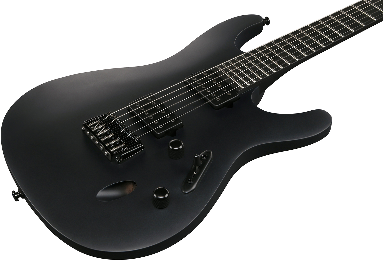 Ibanez S721rb Bkf Iron Label 2h Ht Eb - Black Flat - Str shape electric guitar - Variation 2