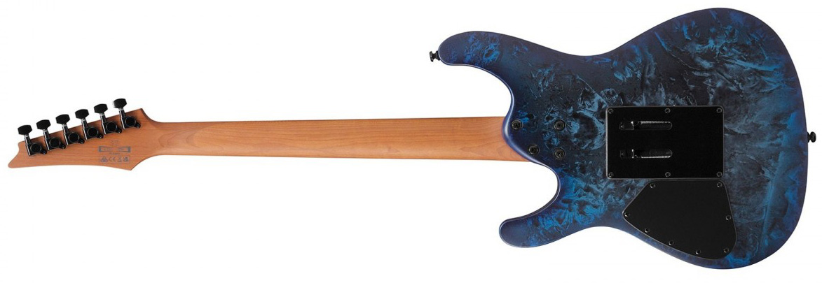Ibanez S770 Czm Sabre Standard Hsh Dimarzio Fr Rw - Cosmic Blue Frozen Matte - Str shape electric guitar - Variation 1