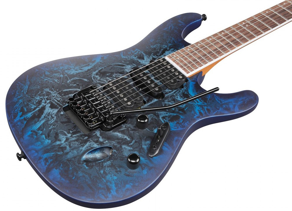 Ibanez S770 Czm Sabre Standard Hsh Dimarzio Fr Rw - Cosmic Blue Frozen Matte - Str shape electric guitar - Variation 2