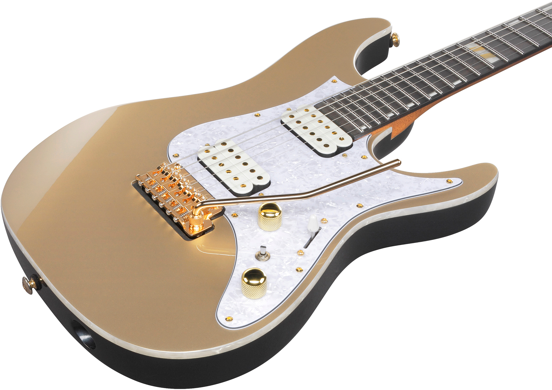 Ibanez Scott Lepage Krys10 Premium Signature 2h Fishman Fluence Trem Eb - Gold - Str shape electric guitar - Variation 2