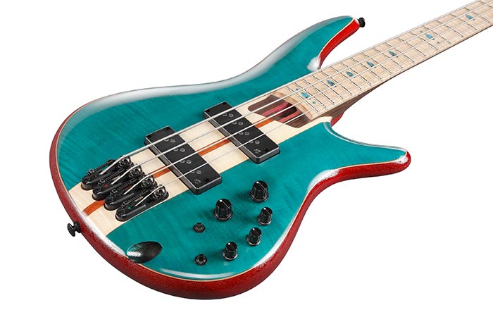 Ibanez Sr1420b Cgl Premium Active Mn - Caribbean Green - Solid body electric bass - Variation 2
