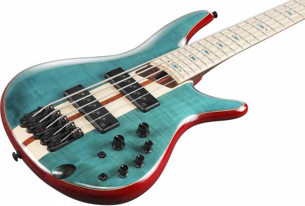 Ibanez Sr1425b Cgl Premium 5c Active Mn - Caribbean Green - Solid body electric bass - Variation 2