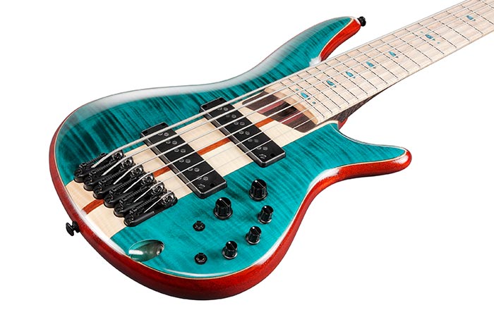 Ibanez Sr1426b Cgl Premium 6c Active Mn - Caribbean Green - Solid body electric bass - Variation 2