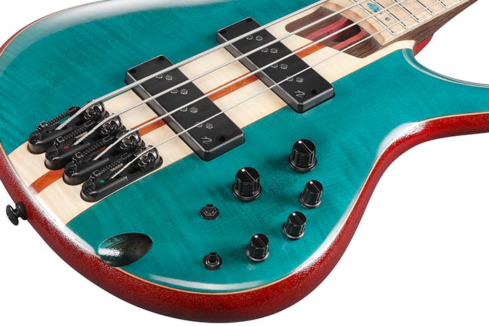 Ibanez Sr1426b Cgl Premium 6c Active Mn - Caribbean Green - Solid body electric bass - Variation 3