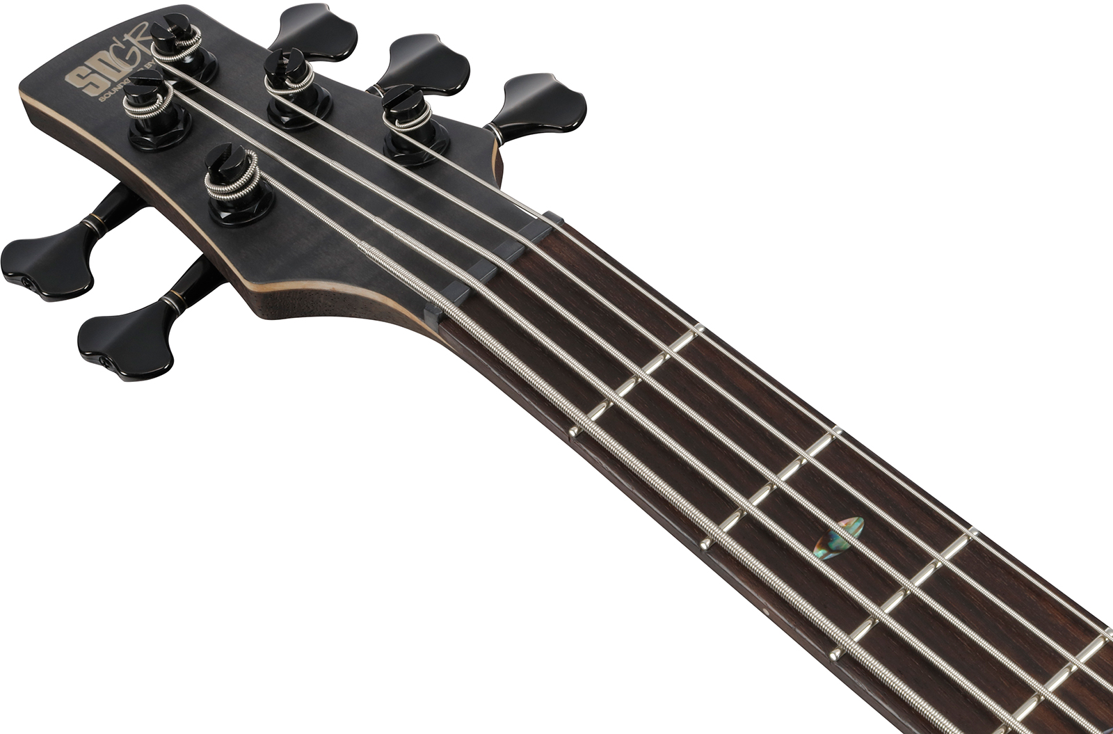 Ibanez Sr1455dw Tgf Premium 5c Active Rw - Transparent Gray Flat - Solid body electric bass - Variation 4