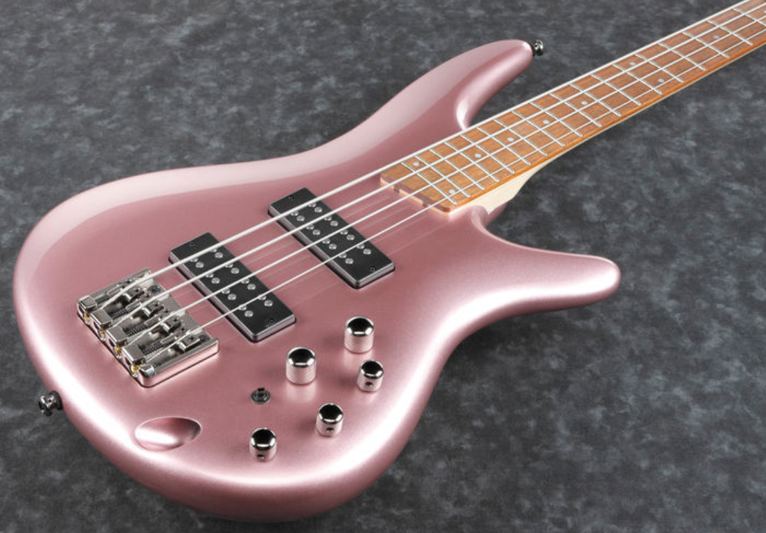 Ibanez SR300E PGM Standard pink gold metallic Solid body electric bass  blue