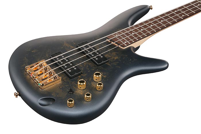 Ibanez Sr300edx Fdm Standard Ltd Active Jat - Frozen Gold Matte - Solid body electric bass - Variation 2