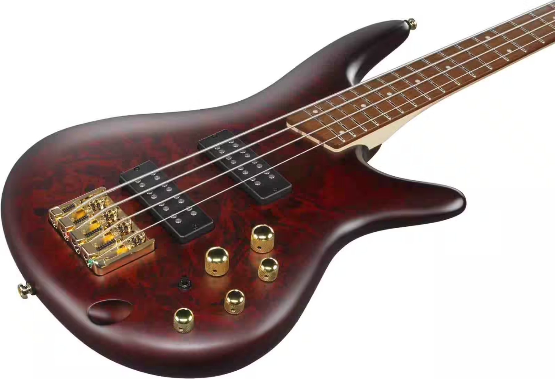 Ibanez Sr300edx Wzm Standard Active Jat - Wine Red Frozen Matte - Solid body electric bass - Variation 2