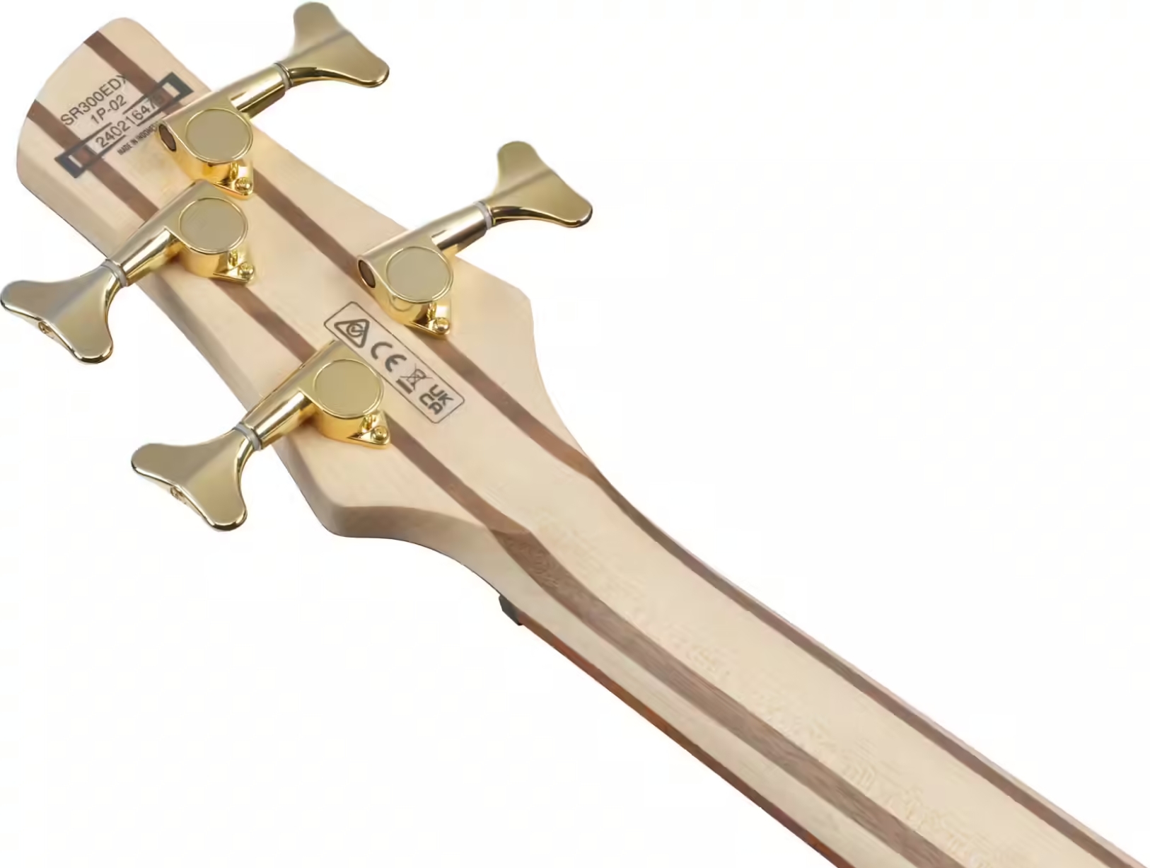 Ibanez Sr300edx Wzm Standard Active Jat - Wine Red Frozen Matte - Solid body electric bass - Variation 4