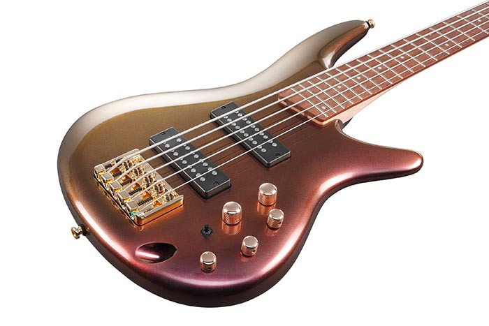 Ibanez Sr305edx Rgc Standard 5c Active Jat - Rose Gold Chameleon - Solid body electric bass - Variation 2