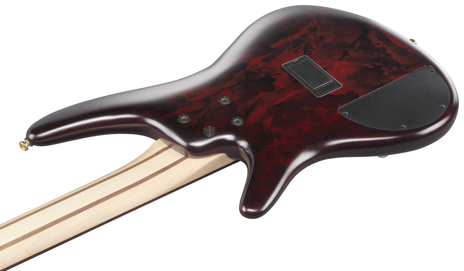 Ibanez Sr305edx Wzm Standard 5c Active Jat - Wine Red Frozen Matte - Solid body electric bass - Variation 3