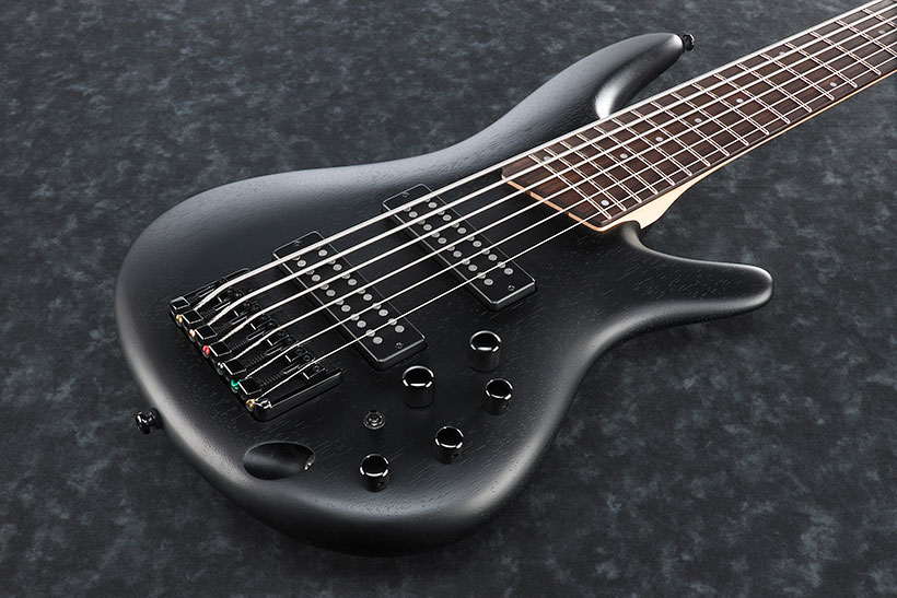 Ibanez Sr306eb Wk Standard 6-cordes Active Jat - Weathered Black - Solid body electric bass - Variation 1