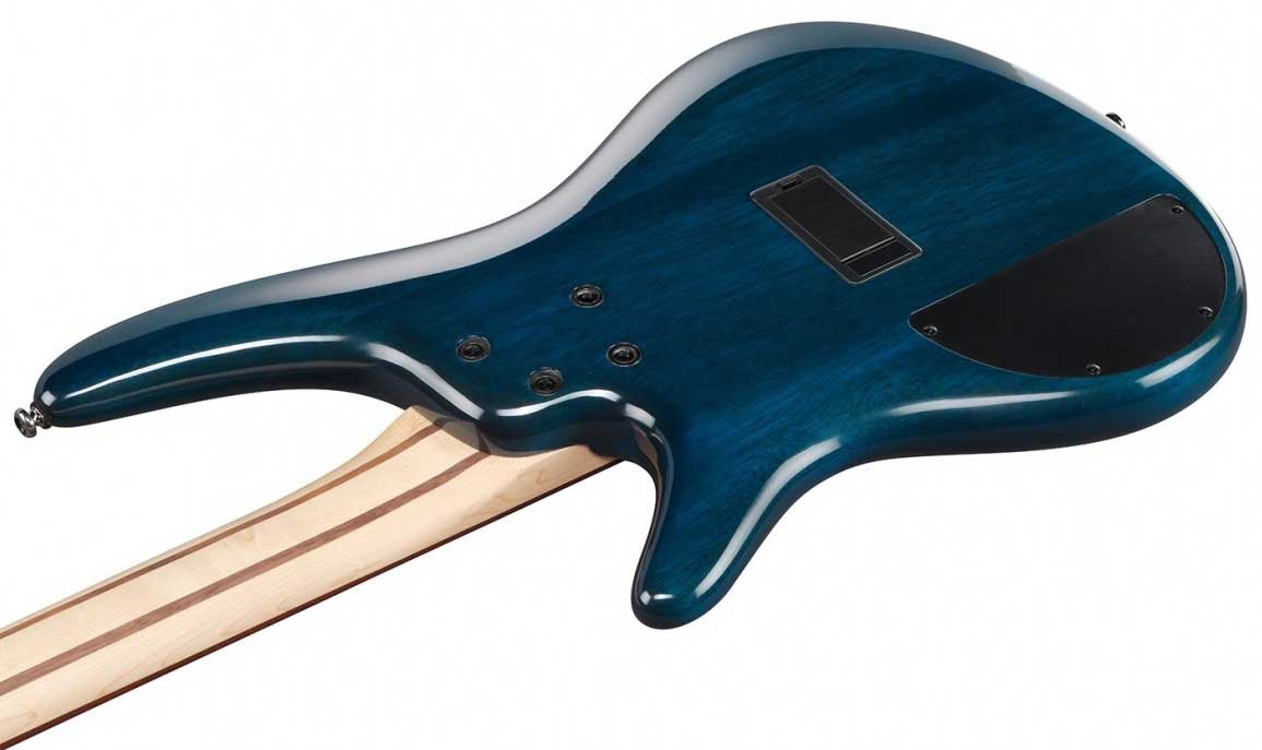 Ibanez Sr400eqm Scb Standard Active Jat - Stain Cosmic Blue Stardust - Solid body electric bass - Variation 3