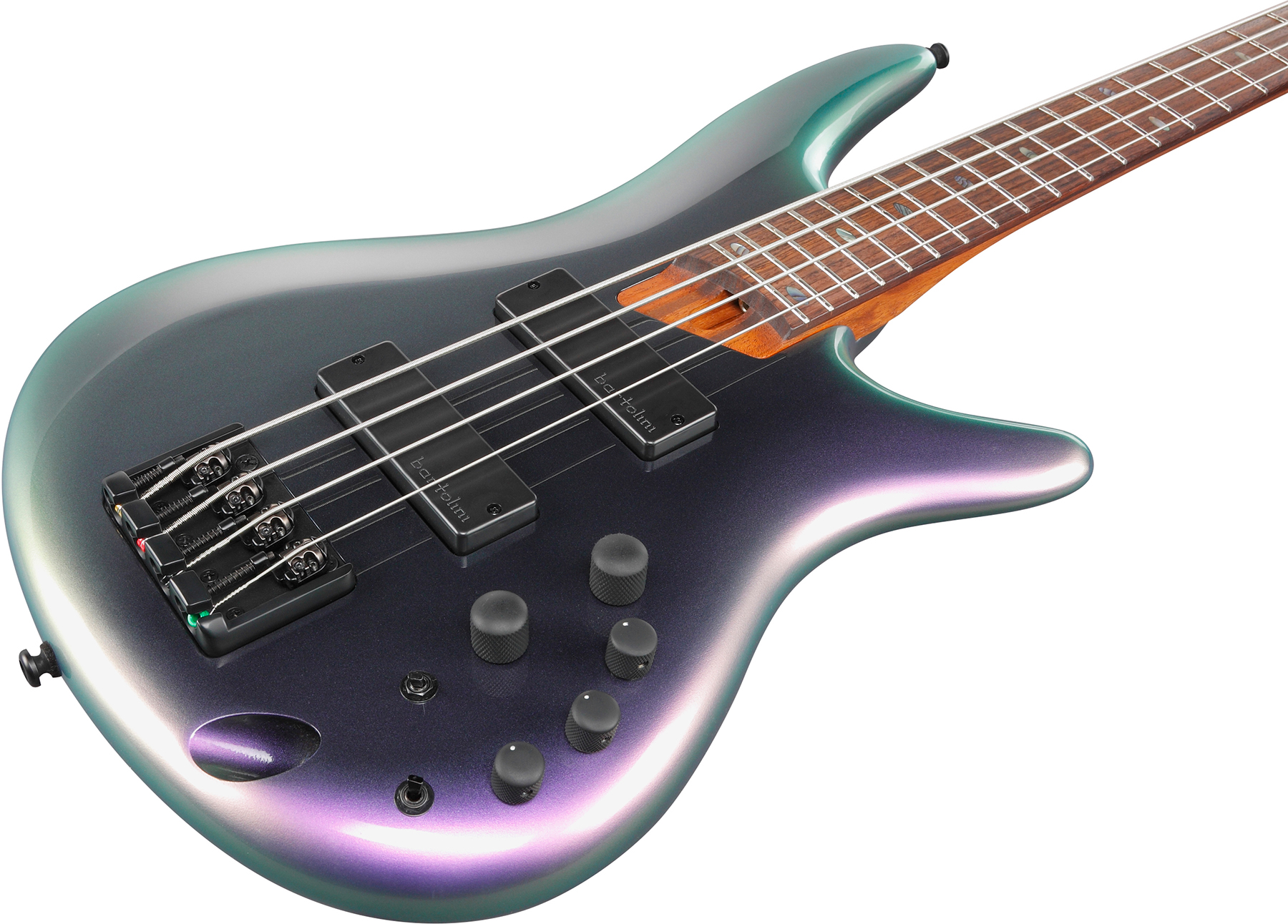 Ibanez SR500E BAB Standard - black aurora burst purple Solid body