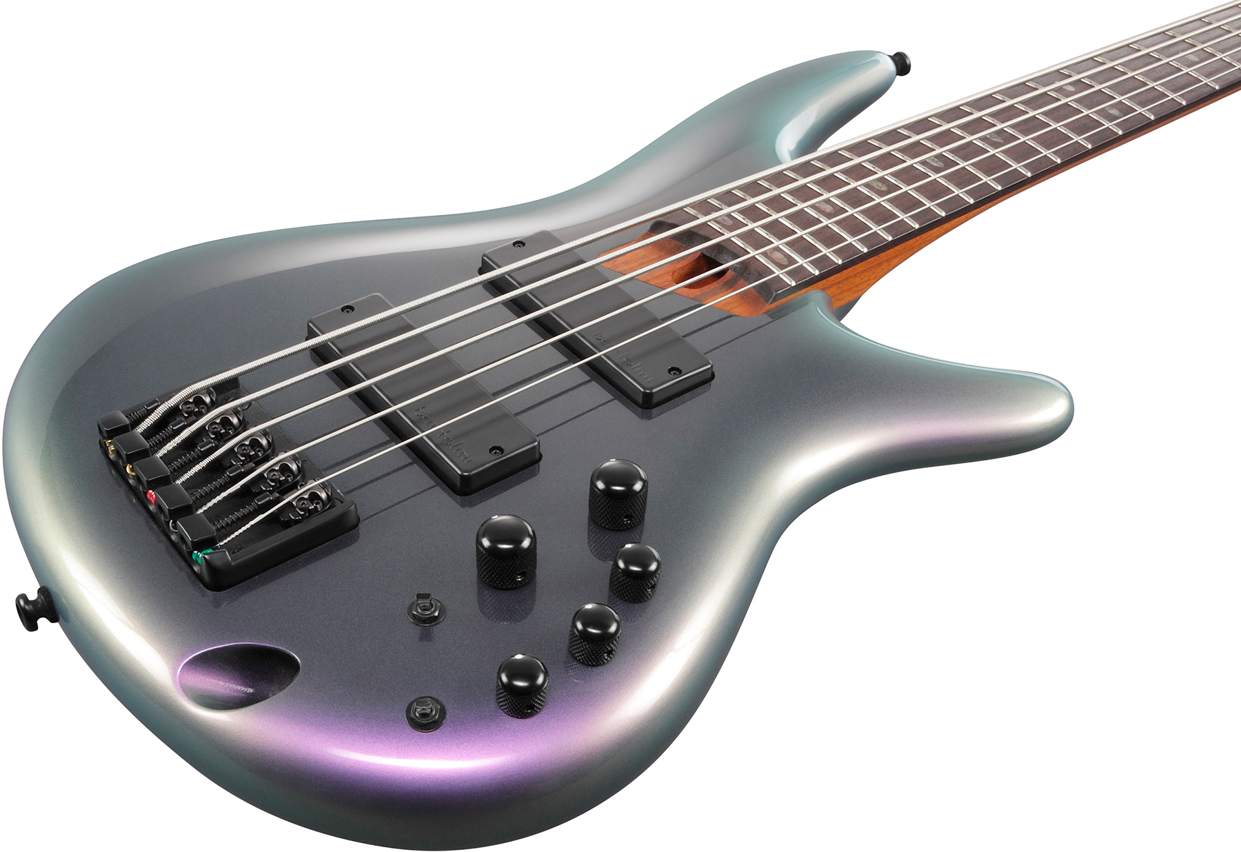Ibanez Sr505e Bab Standard 5c Active Bartolini Rw - Black Aurora Burst - Solid body electric bass - Variation 2
