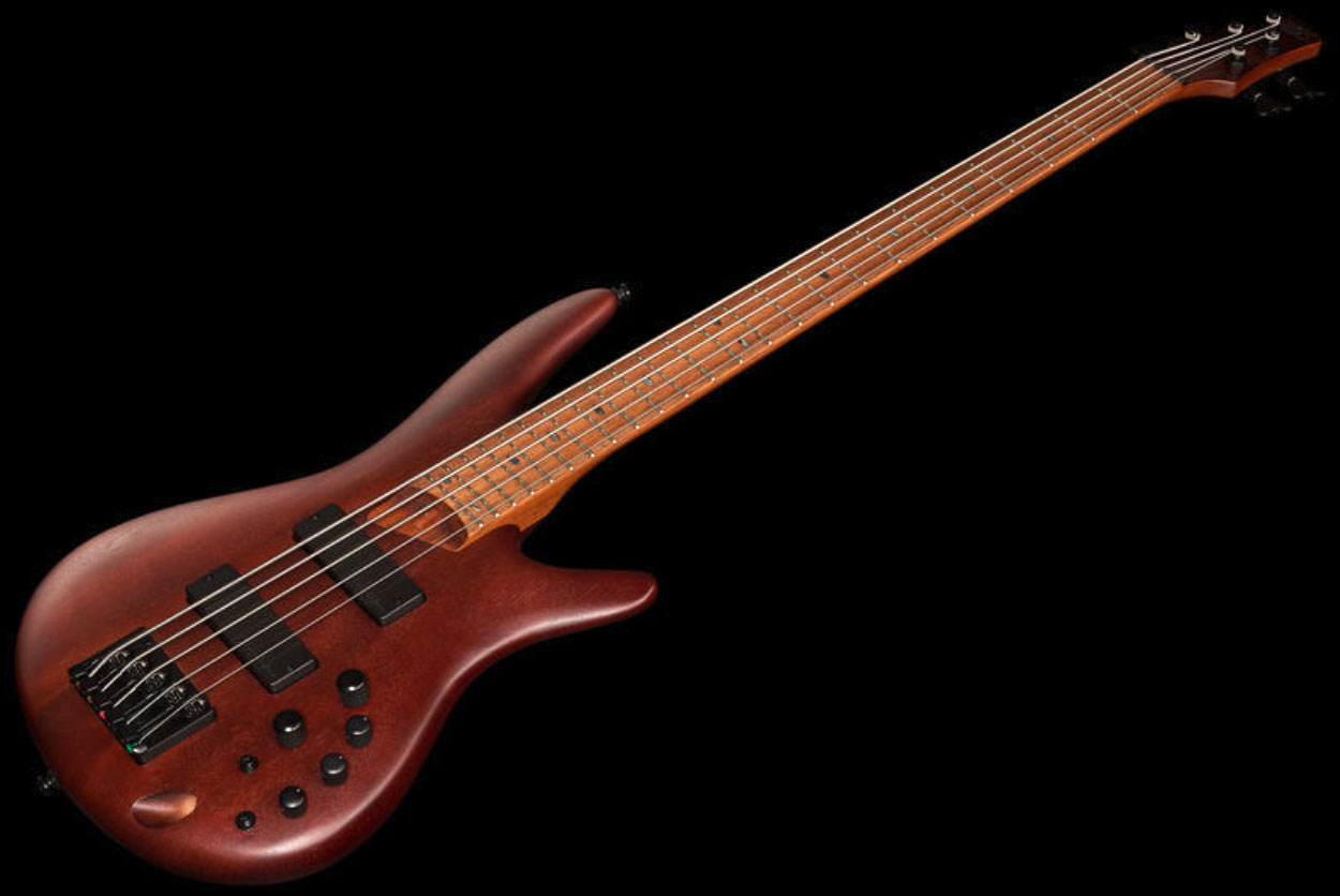 Ibanez Sr505e Bm Standard 5c Active Bartolini Rw - Brown Mahogany - Solid body electric bass - Variation 1