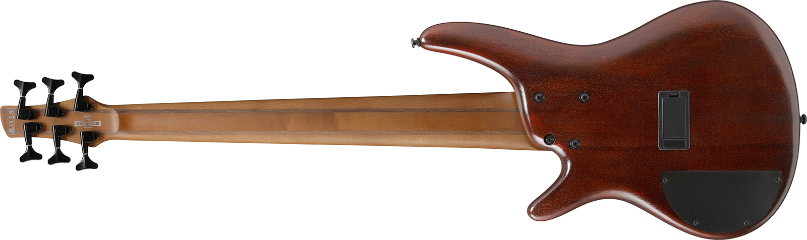 Ibanez Sr506a Mhl Standard 6c Active Bartolini Rw - Mahogany Brown Burst Low Gloss - Solid body electric bass - Variation 1