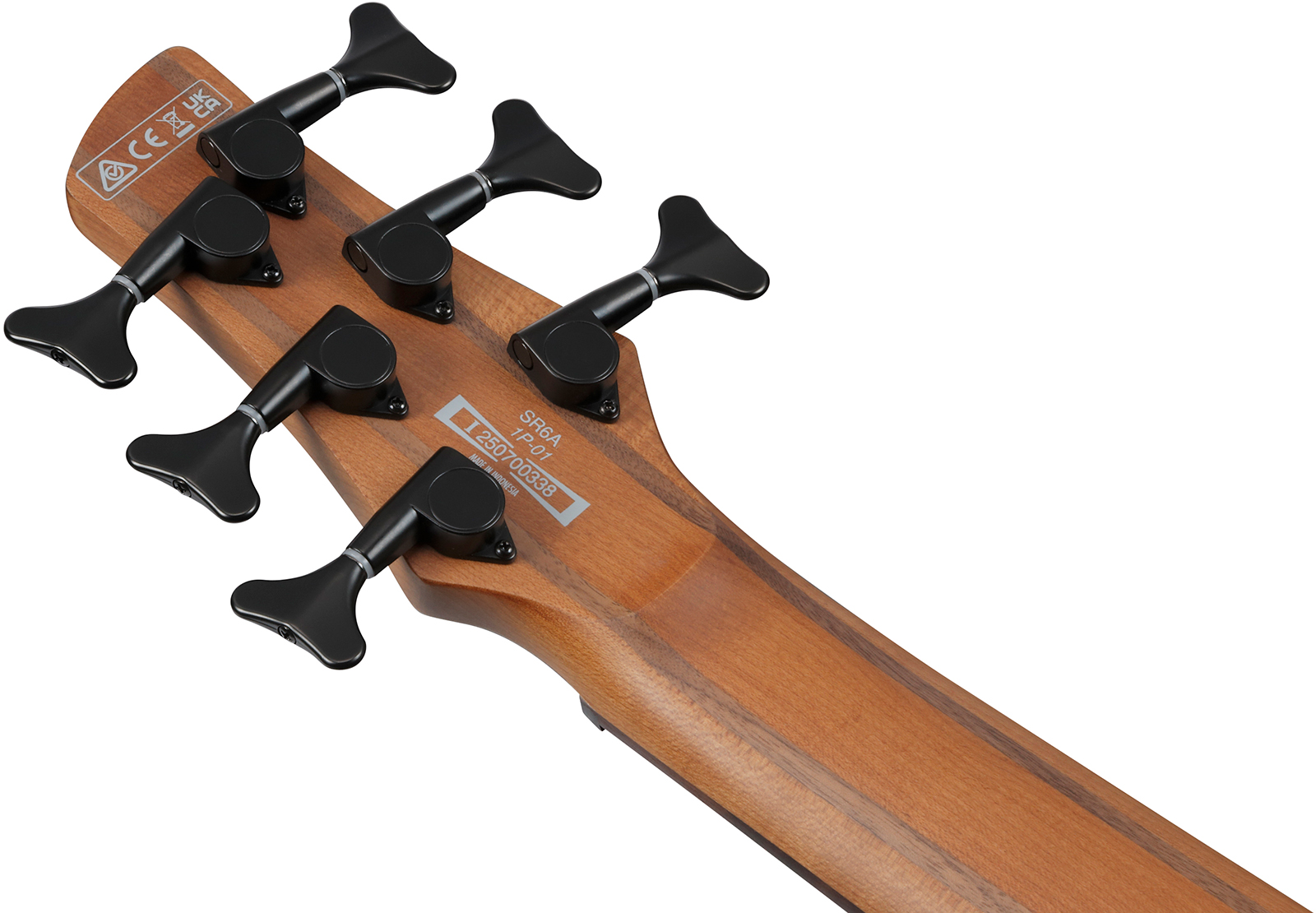 Ibanez Sr506a Mhl Standard 6c Active Bartolini Rw - Mahogany Brown Burst Low Gloss - Solid body electric bass - Variation 4