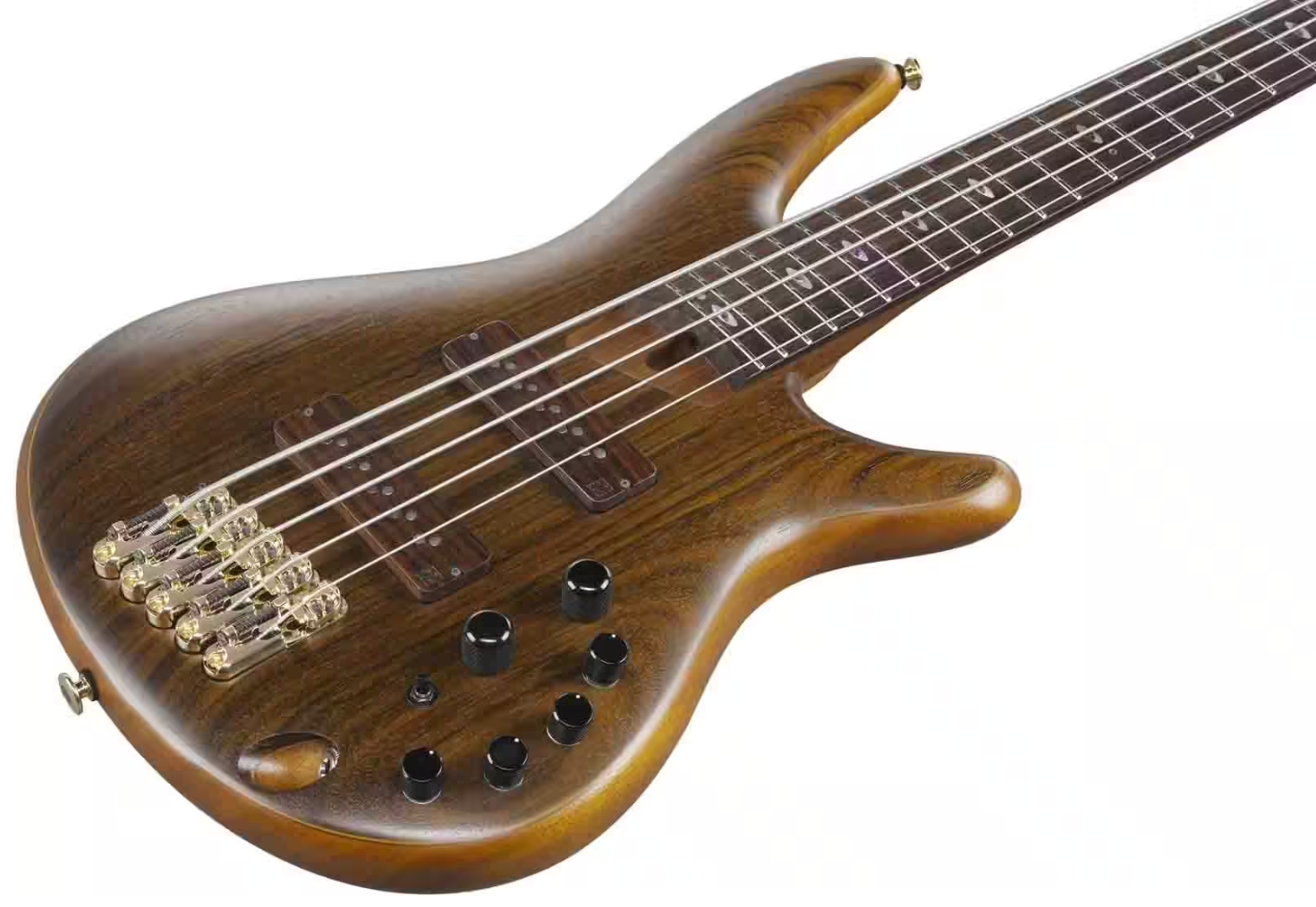 Ibanez Sr5505 Mhf Prestige Jap 5c Active Rw - Mocha Flat - Solid body electric bass - Variation 2