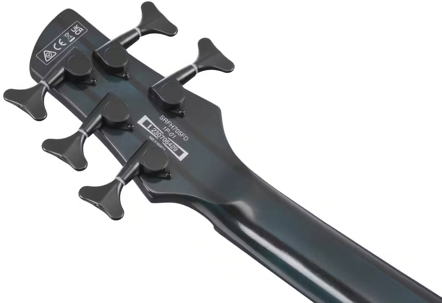 Ibanez Srd905 Ctl Workshop 5c Active Piezo Pp - Cosmic Blue Starburst Low Gloss - Semi & hollow-body electric bass - Variation 4