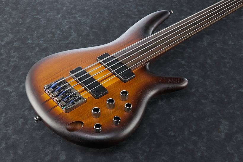 Ibanez Srf705 Bbf Workshop 5-cordes - Brown Burst Flat - Solid body electric bass - Variation 2