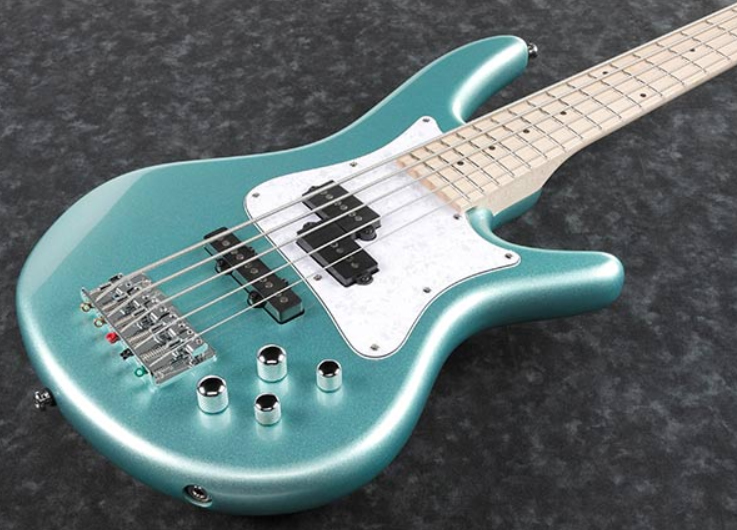 Ibanez Srmd205 Spn Mezzo 5-cordes Active Mn - Sea Foam Pearl Green - Electric bass for kids - Variation 1