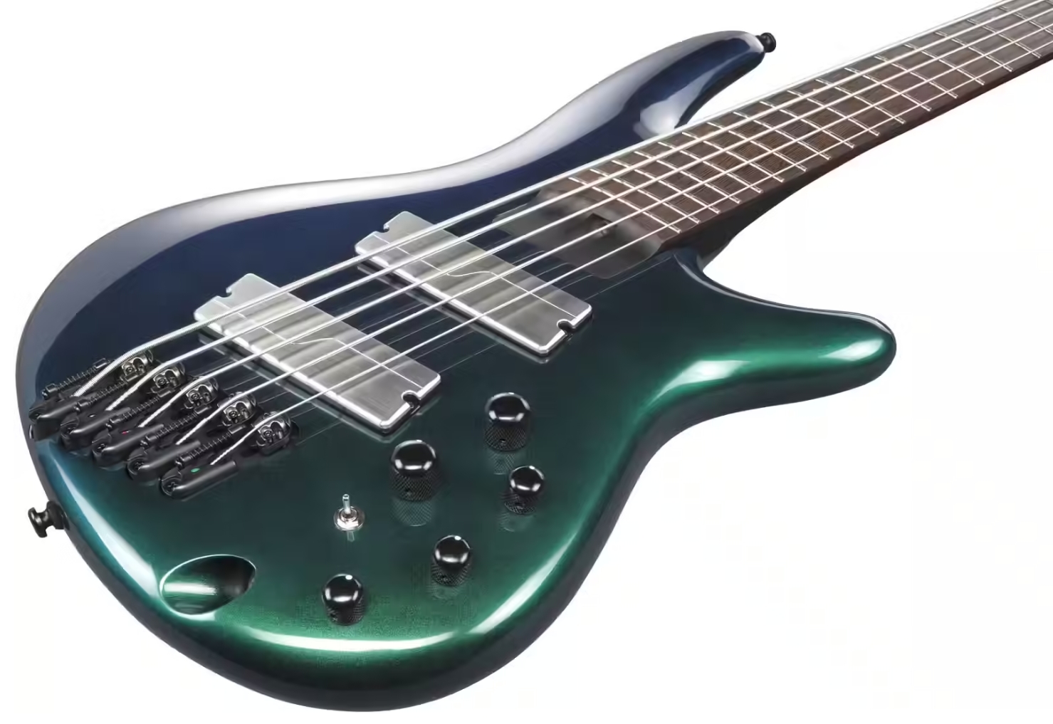 Ibanez Srms725 Bcm Workshop 5c Multiscale Active Fishman Fluence Pp - Blue Chameleon - Solid body electric bass - Variation 2