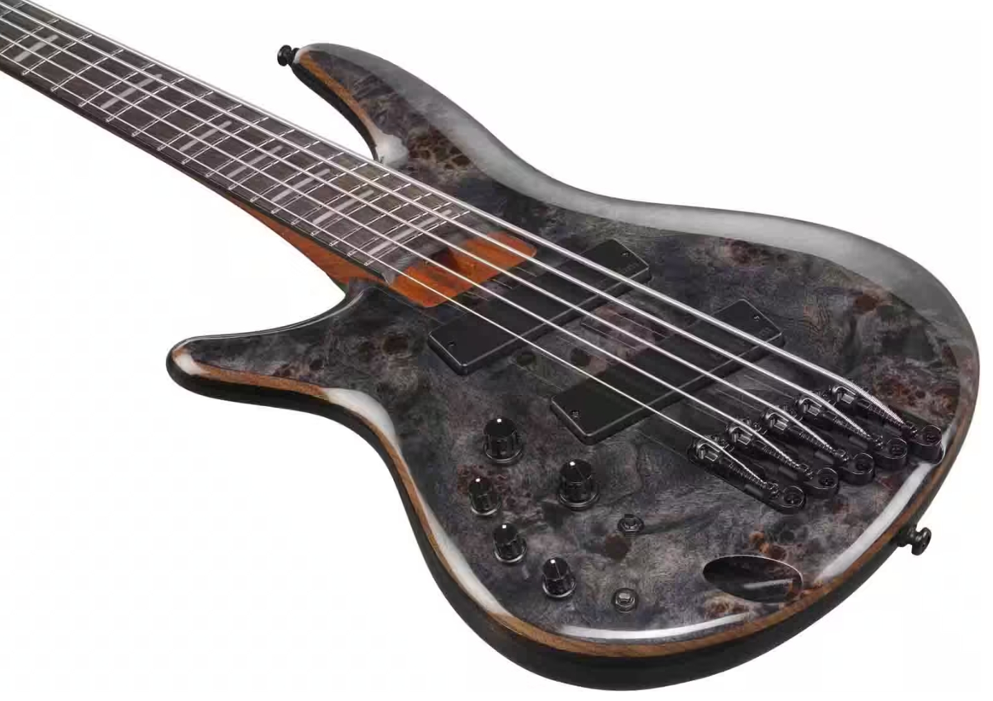 Ibanez Srms805l Dtw Workshop 5c Gaucher Multiscale Active Bartolini Pp - Deep Twilight - Solid body electric bass - Variation 2