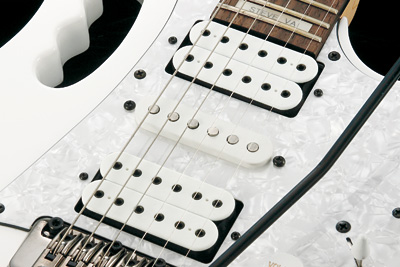 Ibanez Steve Vai Jem555 Wh Hsh Fr Rw - White - Str shape electric guitar - Variation 2