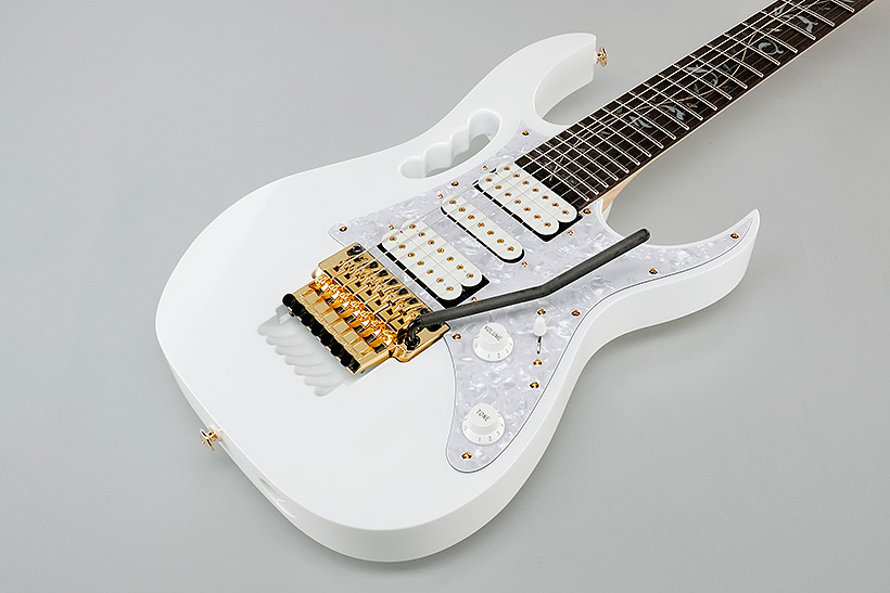 Ibanez Steve Vai Jem7v7 Wh Prestige Japan - White - 7 string electric guitar - Variation 1