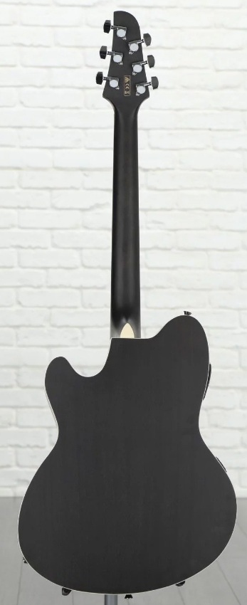 Ibanez Tcm50 Gbo Talman Cw Frene Sapele Pur - Galaxy Black - Electro acoustic guitar - Variation 1