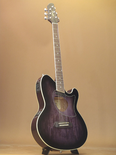 Ibanez Tcm50 Tks Talman Cw Frene Acajou - Transparent Black Sunburst - Acoustic guitar & electro - Variation 2