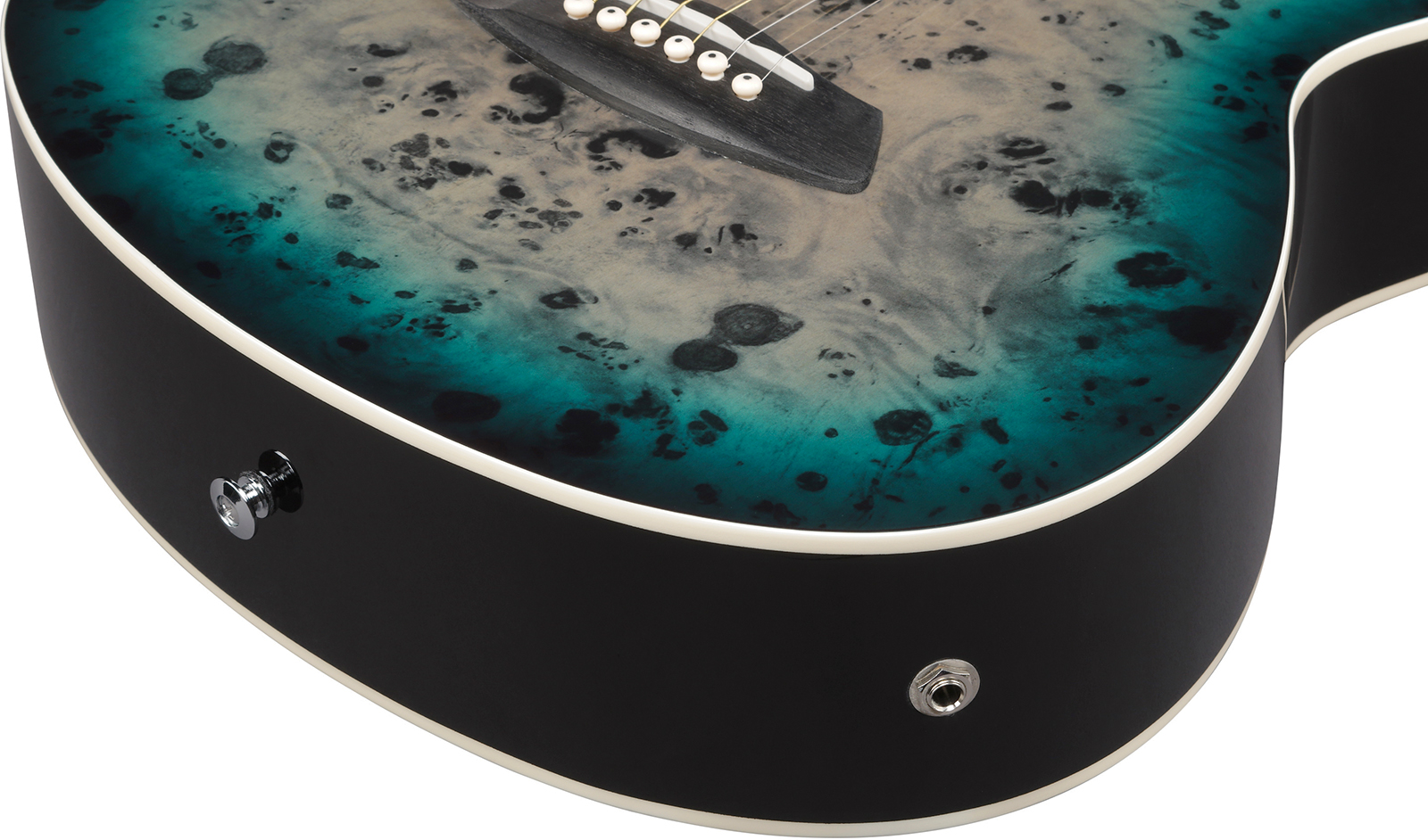 Ibanez Tcy10pa Cbs Talman Cw Tilleul Sapele Pur - Cosmic Blue Starburst - Folk guitar - Variation 3