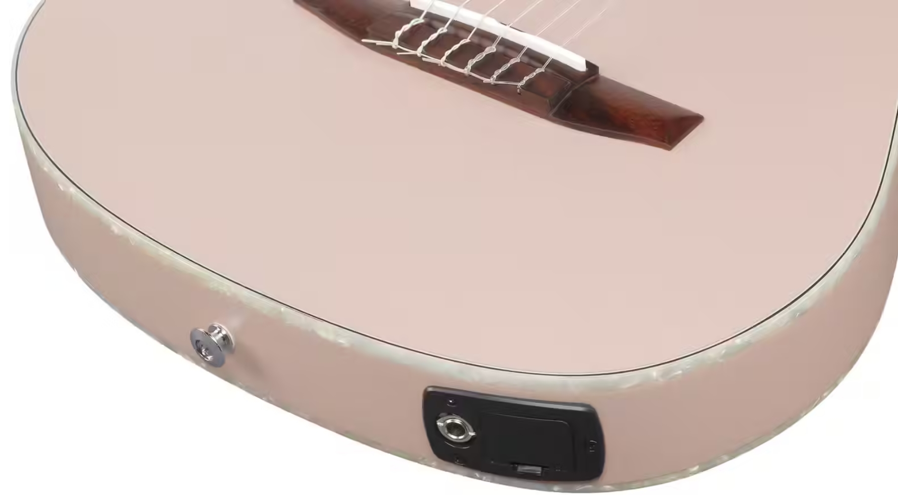 Ibanez Tim Henson Tod10n Paf Ind Signature Epicea Sapele Rw - Pearl Pink Flat - Classical guitar 4/4 size - Variation 2