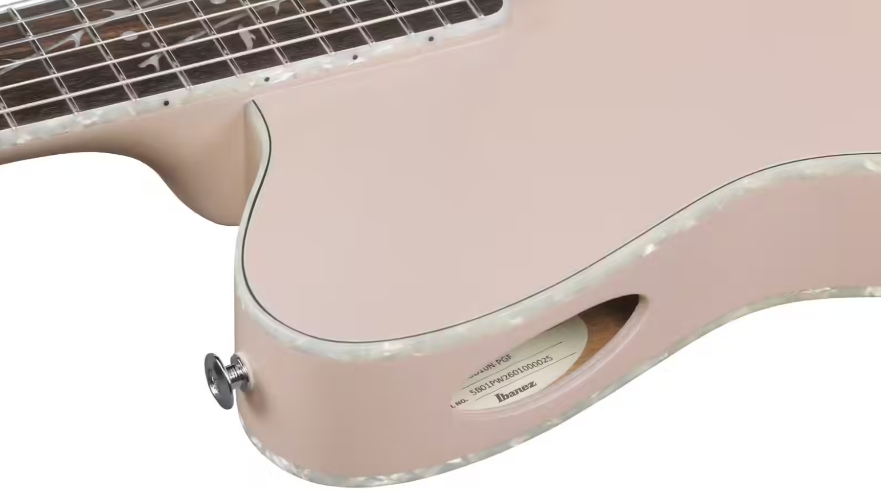 Ibanez Tim Henson Tod10n Paf Ind Signature Epicea Sapele Rw - Pearl Pink Flat - Classical guitar 4/4 size - Variation 3
