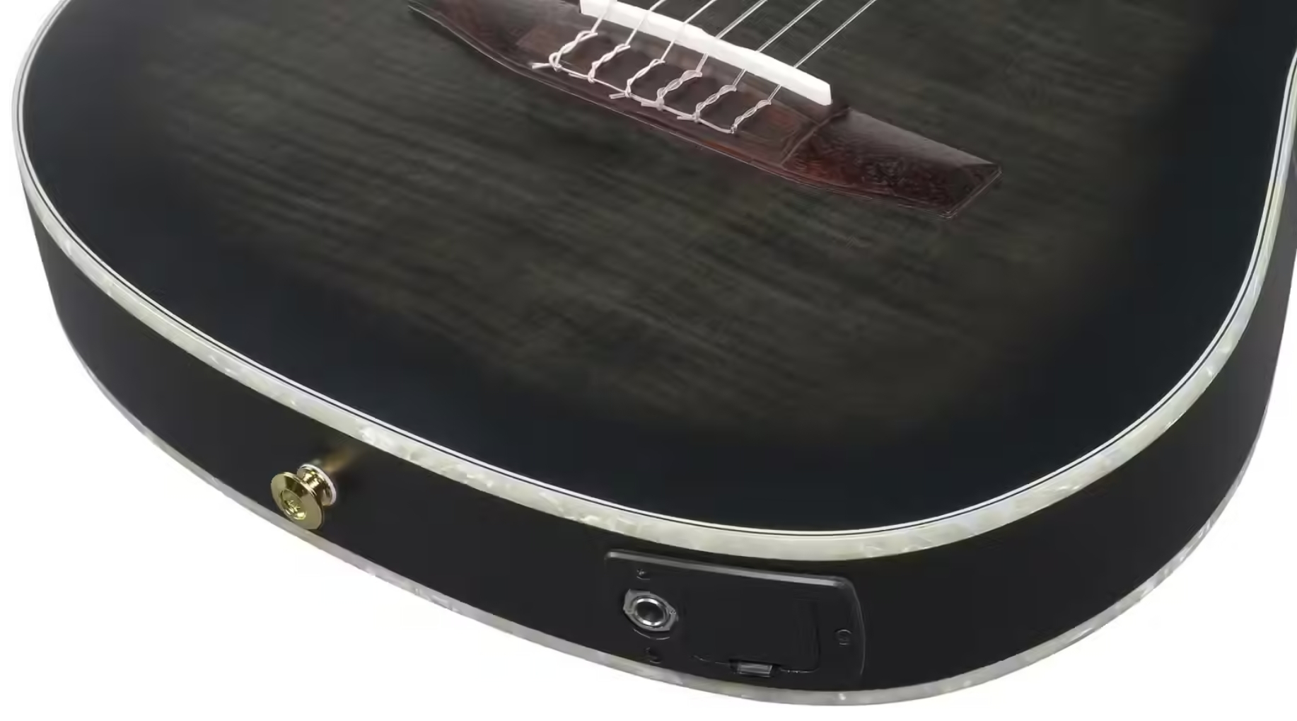 Ibanez Tim Henson Tod20fmn Bfl Ind Signature Erable Sapele Rw - Black Burst Fade Low Gloss - Classical guitar 4/4 size - Variation 2