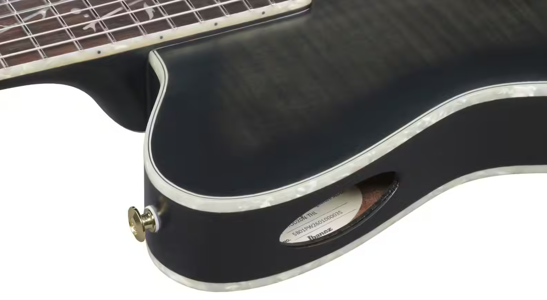 Ibanez Tim Henson Tod20fmn Bfl Ind Signature Erable Sapele Rw - Black Burst Fade Low Gloss - Classical guitar 4/4 size - Variation 3