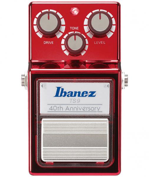 Overdrive, distortion & fuzz effect pedal Ibanez Tube Screamer TS940TH 40th Anniversary Ltd - Metallic Red