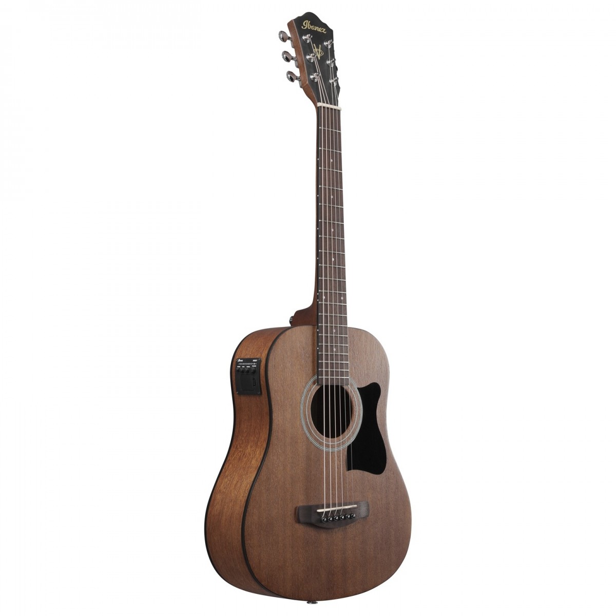 Ibanez V44e Mini Dreadnought Electro Meranti Nan - Open Pore  Natural - Folk guitar - Variation 2