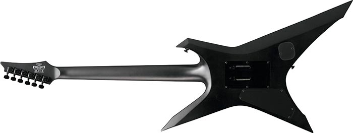 Ibanez Xptb620 Bkf Iron Label Hh Dimarzio Fr Eb - Black Flat - Metal electric guitar - Variation 1