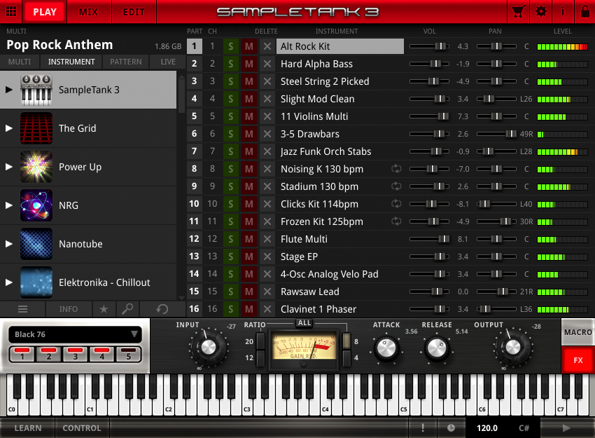 Ik Multimedia Irig Key Pro + Sampletank 3 Bundle - Controller-Keyboard - Variation 7