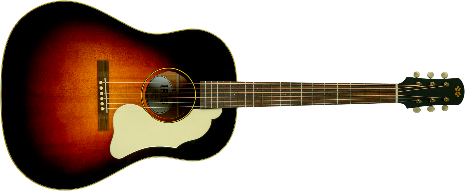 Iris Df Dreadnought Epicea Acajou Rw #1426 - Relic Tobacco Burst - Folk guitar - Main picture