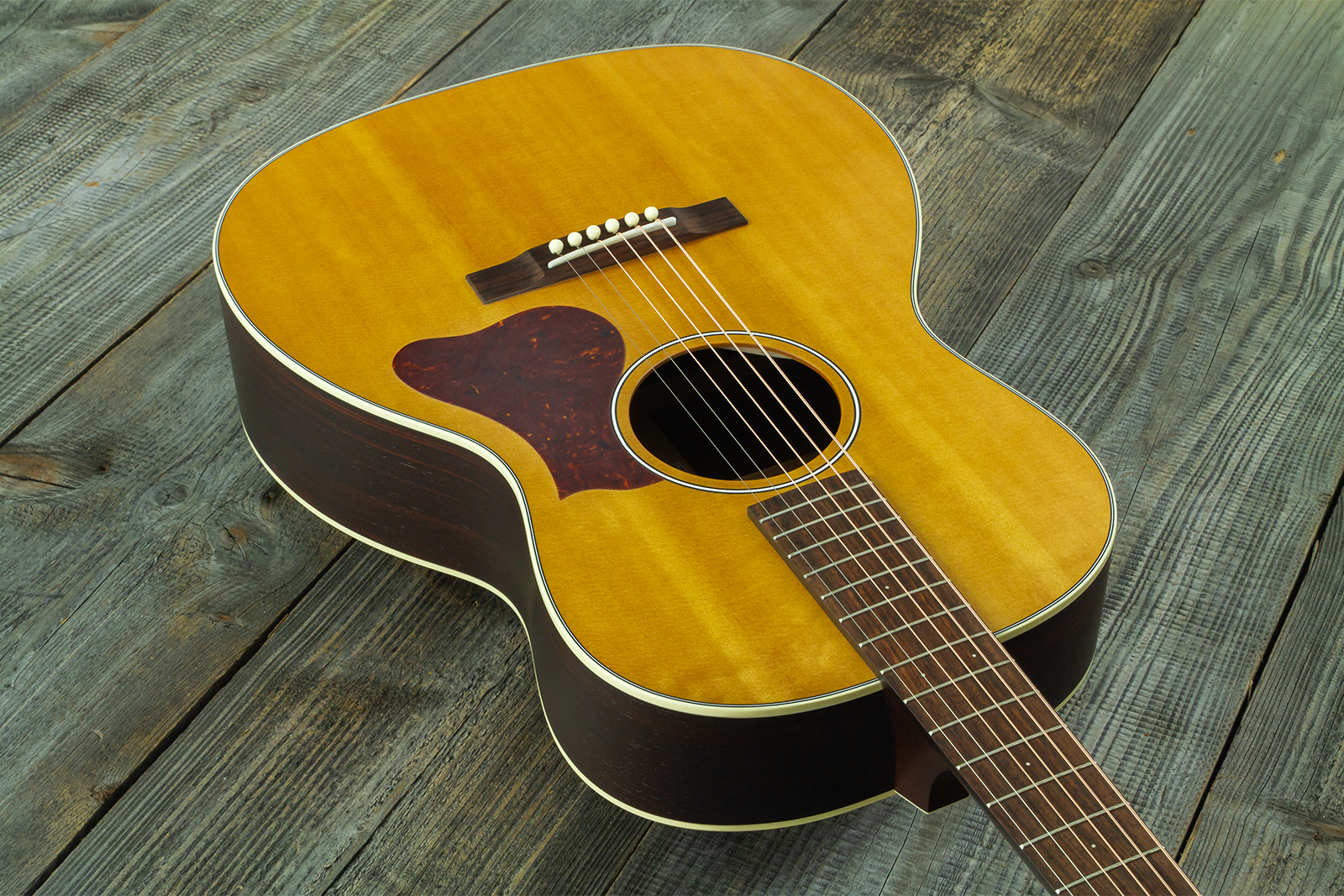 Iris Rcm-ooo 12-fret Epicea Cocobolo Rw #1672 - Relic Natural - Folk guitar - Variation 1