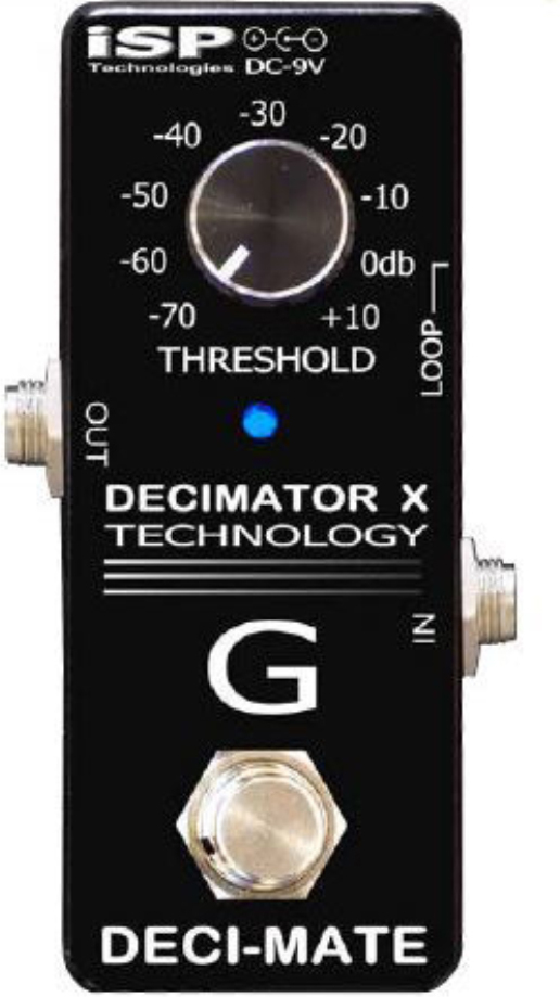 Isp Technologies Deci-mate G Micro Decimator - Compressor, sustain & noise gate effect pedal - Main picture