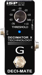 Compressor, sustain & noise gate effect pedal Isp technologies DECI-MATE G Micro Decimator