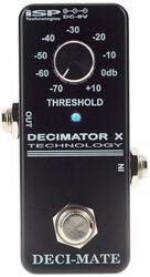 Compressor, sustain & noise gate effect pedal Isp technologies DECI-MATE Micro Decimator